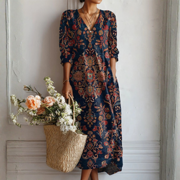 Isla™ - Elegant Linen Dress