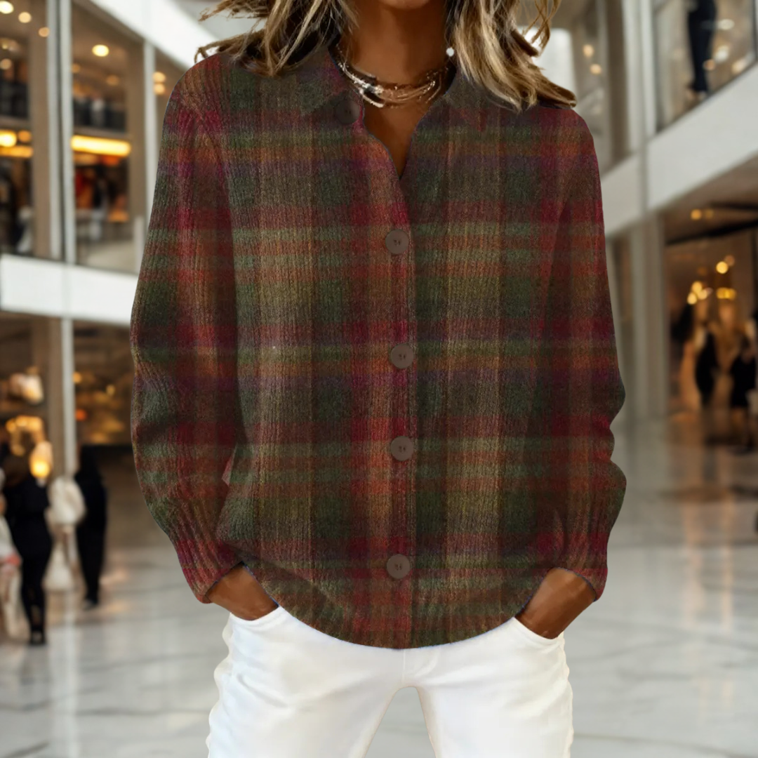 Clara™ - Plaid Revival Cardigan