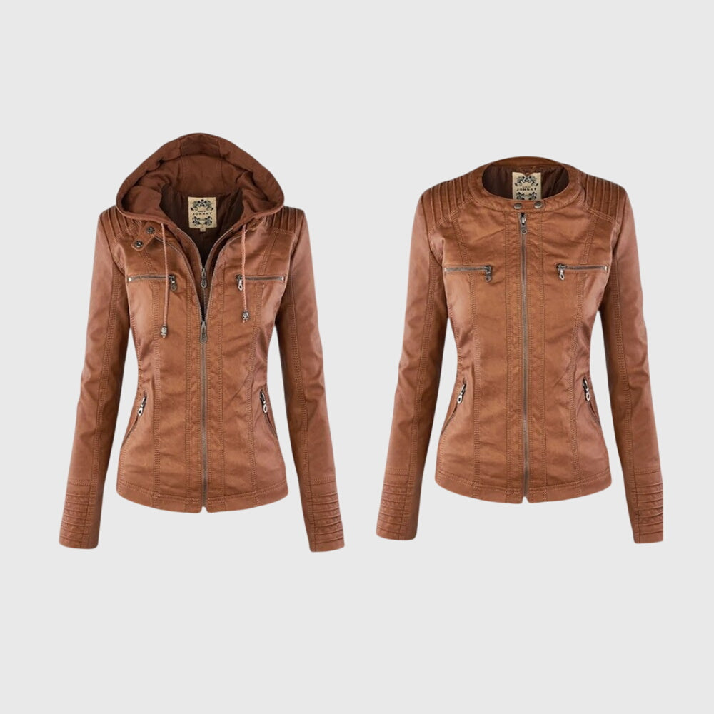 KAROLINE™ The stylish and unique leather jacket