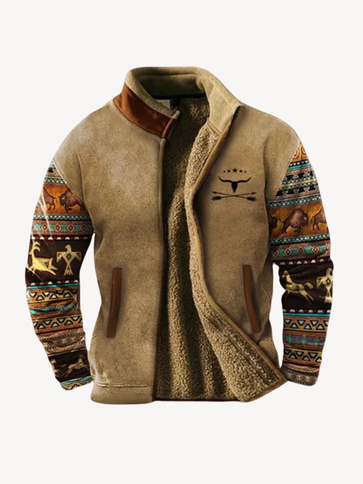 ROCH - TRIBAL FLEECE VEST