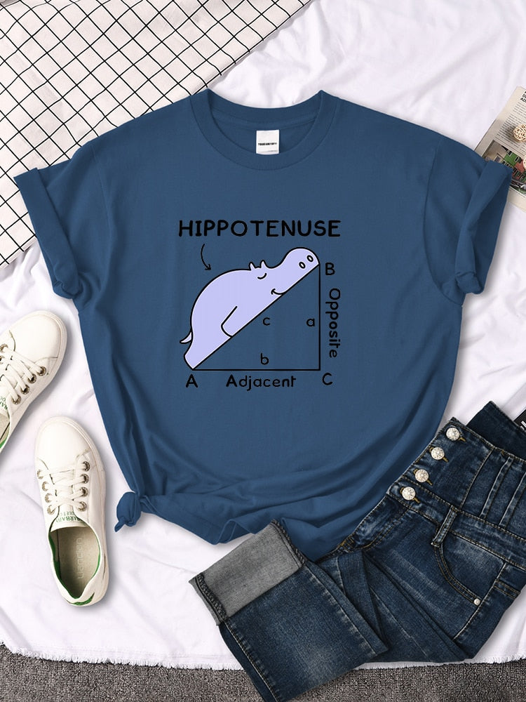 Tričko 'Hippotenuse' s matematickým vtipem